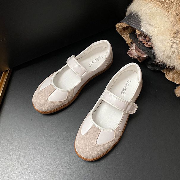 V7 Huidong Yixin Da 2025 Nouvelles chaussures d'entraînement allemandes à bout rond et double velcro pour femmes_voghion.com