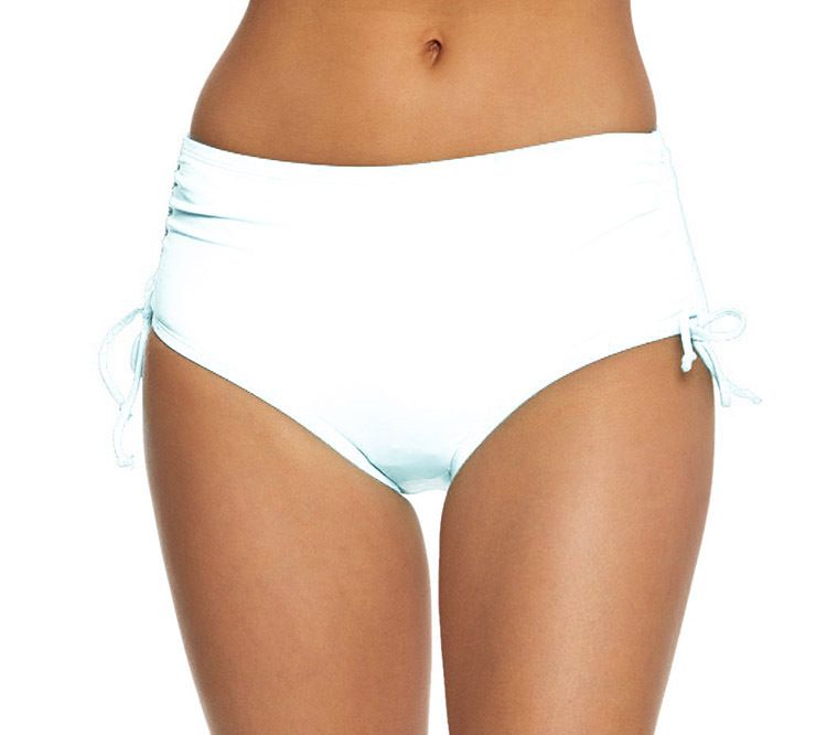 2024 women's swimming trunks European and American large size fashion conservative drawstrings on both sides various bikinis multi-color sexy beach_voghion.com