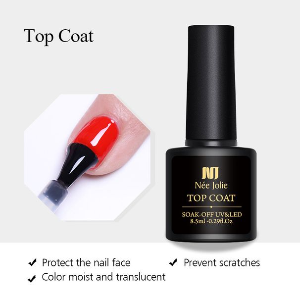 All-in-One Nail Gel Set - Tempered Matte & Glossy Top Coats, Base Coat, Dehydrator - Professional Nail Art Starter Kit_voghion.com
