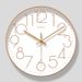 Yipula 6102 Living Room Digital Wall Watch Modern On-Time Silent Sweep Second Quartz Clock_voghion.com