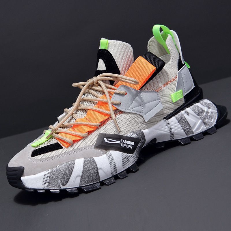 European Station Breathable Thin Section Summer Men's Shoes 2023 New Trendy Brand Sports Spring Soft Bottom Daddy_voghion.com