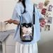 Small, fresh, cute student shoulder niche double-sided multi-purpose 2024 summer simple hand, crossbody , women's_voghion.com