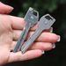 Swiss Tech Creative Outdoor Multi-Function Portachiavi Multi-Tool 6-in-1 Mini Coltellino Pieghevole_voghion.com
