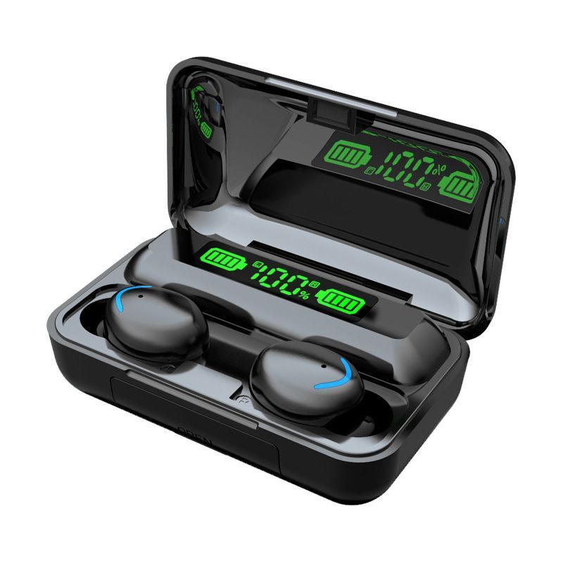 F9TWS Mini 5.0 Touch True Wireless Bluetooth Headphones Display Digital Two In Ear Waterproof Sport_voghion.com