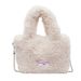 Borsa a tracolla di alta gamma per donna autunno inverno 2025, nuova borsa a secchiello in peluche_voghion.com