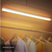 USB Motion Sensor Cabinet Light, Long Strip LED Wardrobe Light, For Closet, Feeding Table & Bookshelf, Stick-On_voghion.com