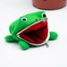 Anime Frog Plush Wallet - Cute Frog Coin Purse With Ninja Theme, Soft Plush & Zipper Closure (Perfect Gift For Anime Fans)_voghion.com