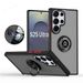Magnetic Ring Stand Frosted Case For Samsung Galaxy S25 A16 S22 S21 Ultra Plus S20 S24 FE Matte Armor Bracket Back Cover_voghion.com