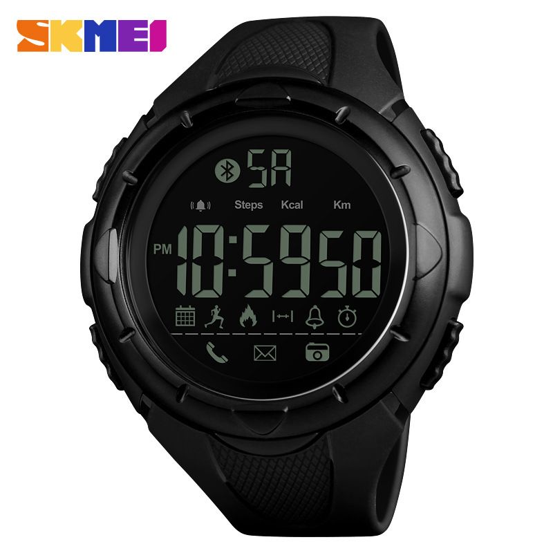 SKMEI Smart Watch Parduodu išmanųjį sportinį laikrodį su Bluetooth ryšiu vyriškas daugiafunkcis lauko laikrodis_voghion.com