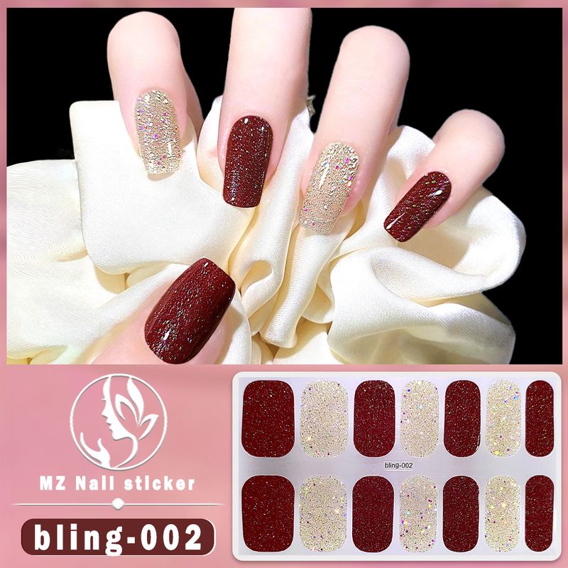 Bling Aurora Series No Baking Gel Nail Art Stickers_voghion.com