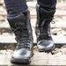 Black Combat Boots Xiaolong Light Combat Boots Shock Absorption High Top Outdoor Tactical Boots Combat Boots Breathable_voghion.com