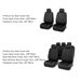 4 Pieces Covers, Universal Breathable Leather Seat Protector Set Automobile Interior Accessories For Car SUV Vehicle_voghion.com