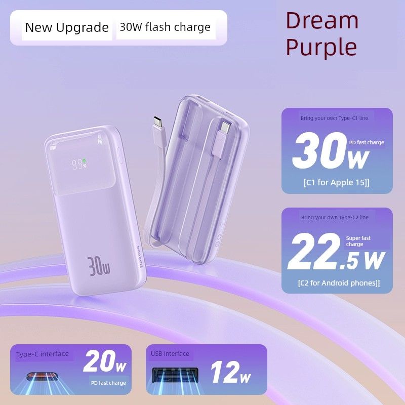 BASEUS With Cable Applicable To Aircraft Power Bank_voghion.com