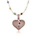 Men's Jewelry Personality Hot Style Broken Heart Shape Broken Heart Male And Female Couple Pendant Full Zircon Hip Hop Necklace_voghion.com