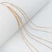 Catena sottile a doppio strato color oro alla moda per le donne, nuova catena semplice in metallo lucido, catena per la vita, gioielli per il corpo bikini, regali_voghion.com