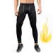 Fleece-Lined Base Layer Men's Fitness Thermal Underwear Sports Set Tight-Fitting Winter Running Yoga High Elastic_voghion.com