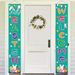 Easter theme party decoration rabbit eggs hanging flag door width polyester cloth couplet_voghion.com