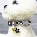 2021 New Pet Daisy Cat Cute Bell Dog Collar_voghion.com