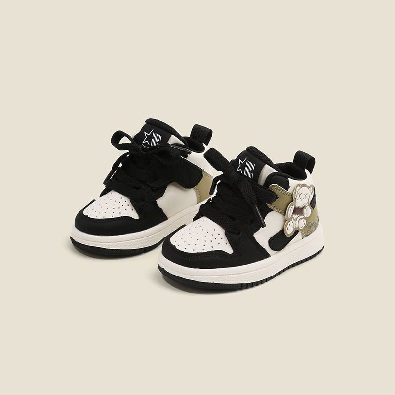 Trendy sportschoenen voor jongens, hoge sneakers, baby-peuterschoenen, lente en herfst, matchende vrijetijdsschoenen, meisjesschoenen_voghion.com