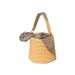 2025 Spring And Summer New Plaid Bucket Fashion Hundred Shoulder Western Straw Handbag Women's Daily Leisure_voghion.com