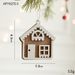 Nordic Wooden Christmas Ornaments – Hand-Carved Miniature Houses, Snowflakes & Holiday Symbols (Set Of 10, Rustic DIY Decor For Tree & Windows)_voghion.com