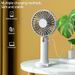 3-Speeds Rechargeable Handheld Desk Cooling Electric Fan Perfect For Travel Camping Portable Fan For Camping_voghion.com