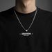 【Non-Fading】Wang Yibo Same Style High-End Square Necklace For Men And Women Trendy Hip-Hop Niche Personality Versatile_voghion.com