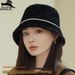 New Autumn And Winter Style Small Fragrant Pearl Mink Fur Flat Top Fisherman Hat With Feminine Temperament Warm Basin Hat Bucket Hat_voghion.com