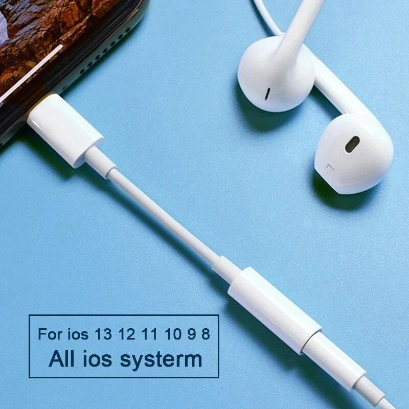 Para iluminação adaptador de fone de ouvido para iphone 11 12 pro max 12mini se 2020 xs xr x 8 7 + ios para 3.5mm jack aux cabo de áudio_voghion.com