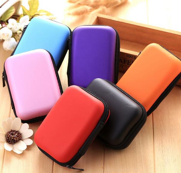 Headset Storage Bag Portable Mobile Phone Data Cable Charger Storage Box Key Change Cosmetic Storage Bag_voghion.com