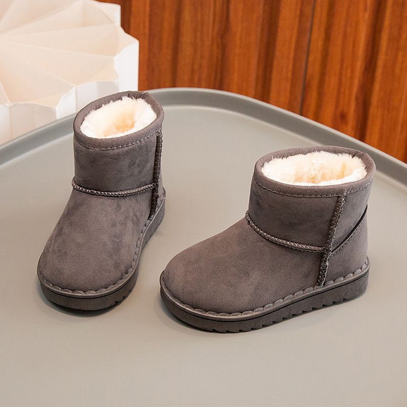 Winter new cotton shoes for boys and girls with thick warm children's snow boots_voghion.com