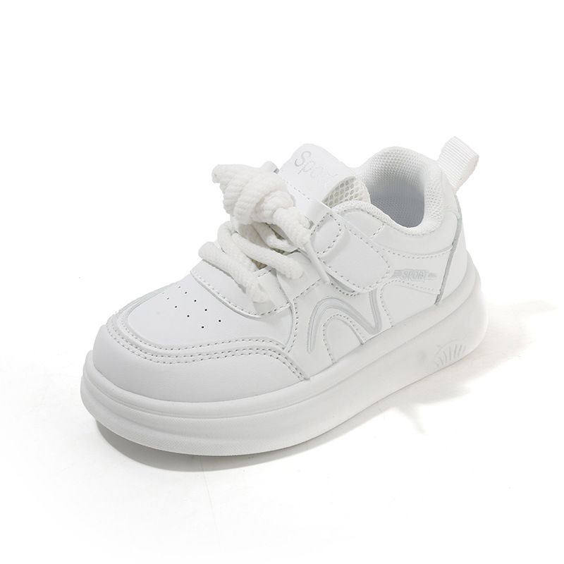 New Sports Shoes For Boys Light Girls Casual Board Shoes Soft Soled Baby Shoes_voghion.com