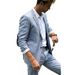 Abito da uomo business casual in lino, abito leggero da uomo in due pezzi per banchetto nuziale da testimone dello sposo_voghion.com