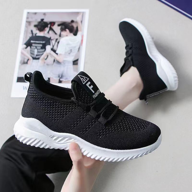 Frühling und Sommer Mesh Sportschuhe Damen neue lässige vielseitige kleine weiße Schuhe atmungsaktive Sportschuhe_voghion.com