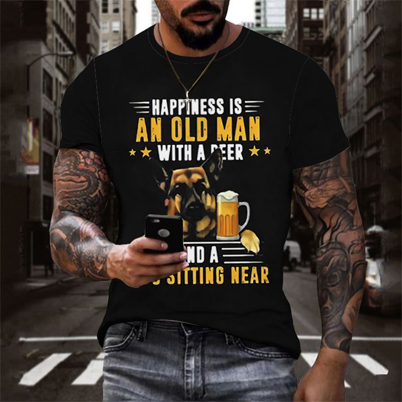 Sommer-T-Shirt-Top für Herren 2023, neues 3D-Digitaldruck-Trendserie, kurzärmliges T-Shirt-Top_voghion.com