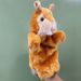 Large Squirrel Plush Puppet Toy With Plastic Nose 25cm New Brown Stuffed Squirrel Animal_voghion.com