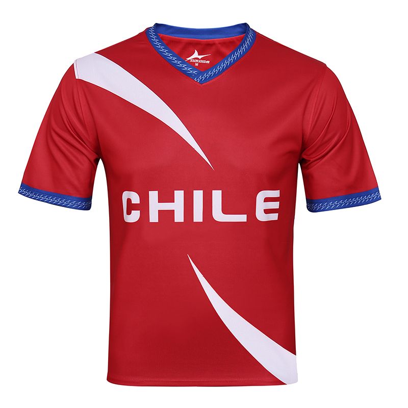 High Quality American Cup Chile Soccer Jersey Adult Training Clothing Breathable Football Kit_voghion.com