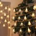 Solar Powered Christmas Lights With Snowflake & Reindeer Decorations - Warm White & Multicolor LED String Lights For Indoor_voghion.com
