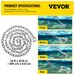 VEVOR Anchor Chain, 10' X 5/16" Galvanized Steel Chain, 3/8" Anchor Chain Shackle, 11650lbs Anchor Lead Chain Breaking Load, 9460lbs Anchor Chain Shackle Breaking Load, Anchor Chain For Boats, Ships_voghion.com