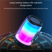 2025 Bluetooth Mini Subwoofer Colorful Lights Desktop Outdoor Portable Small Speaker High Sound Quality Super Bass_voghion.com