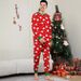 Christmas Parent Child Suits, Nice Clothes For Boys And Girls, Men's Long Sleeved Trousers, Cross Border Snowman Print Home Clothes_voghion.com