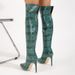 Spitze Stiletto-Stiefel für Damen, Herbst und Winter, neue hohe Stiefel, Overknee-Stiefel mit Reißverschluss hinten und Schlangenleder_voghion.com