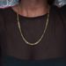 Long Necklace Personality Men Simple Luxury Stackable Hip-Hop Cuban Chain Gold Jewelry_voghion.com