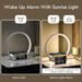Mobile Phone Alarm Bedside Multifunctional Bluetooth Speaker Wireless Charging Table Lamp Wake-Up Ambient Light_voghion.com
