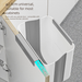 Can For Home Kitchen, Foldable Large Capacity Floor Trash Can, Wall-Mounted Kitchen Cabinet Door Storage Bin_voghion.com