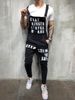 Men's Clothing Bib Pants, Slim Fit, Slim Men's Pants, Cross-border Exclusive, European Popular Men's Bib Pants_voghion.com
