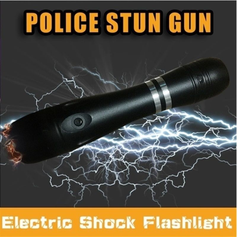 LED-Taschenlampe, Elektroschocker, Selbstverteidigung im Freien, taktische Taschenlampe, Hochleistungs-Stromschlag-LED-Taschenlampe, Teleskop-Zoom, superhell_voghion.com