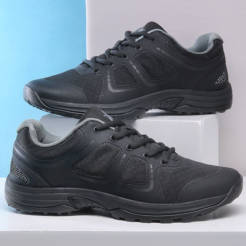 New Physical For Men 2025 Black Training Breathable Lightweight Running Firefighting Liberation Rubber Shoes_voghion.com