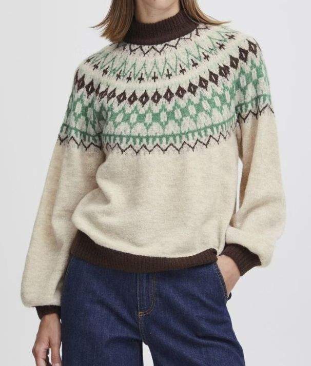 Women's Chunky Knit Sweater - Thick Jacquard Pullover With Ribbed Hem (Multiple Colors, S-5XL, Winter & Autumn Essential)_voghion.com