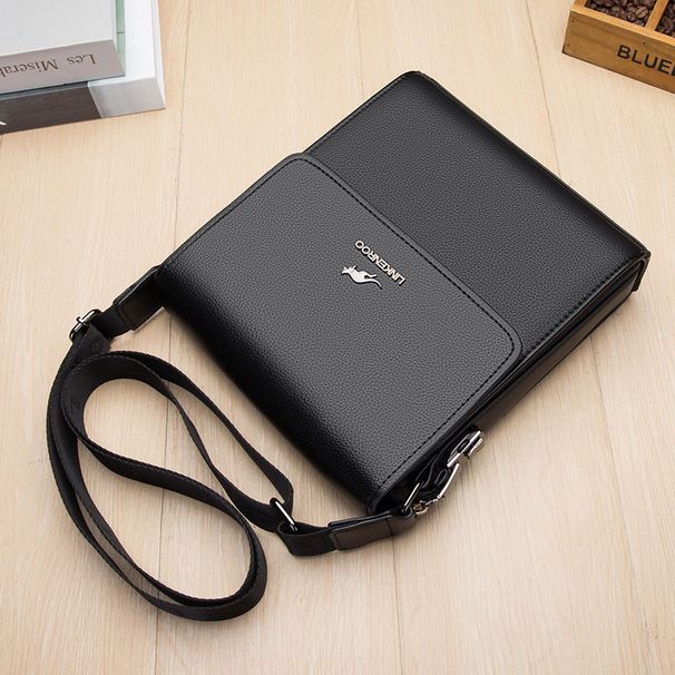 Nuova borsa a tracolla da uomo con chiusura a password antifurto Kangaroo, stile business casual, con custodia verticale_voghion.com